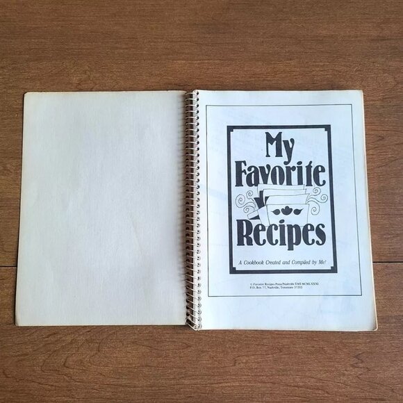 1981 My Favorite Recipes Cookbook Created Compiled Journal Handwritten Lot of 4 - Picture 2 of 11